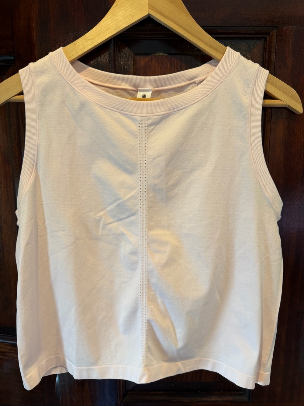 Yogalicous Women’s Sleeveless Crewneck Tank Top - Light Pink